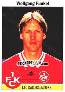 Sticker Wolfgang Funkel - German Football Bundesliga 1994-1995 - Panini