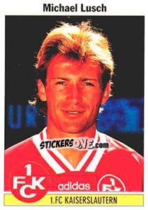 Cromo Michael Lusch - German Football Bundesliga 1994-1995 - Panini
