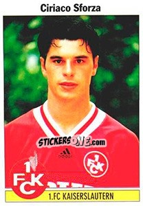 Figurina Ciriaco Sforza - German Football Bundesliga 1994-1995 - Panini