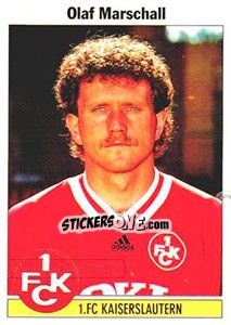 Sticker Olaf Marschall - German Football Bundesliga 1994-1995 - Panini