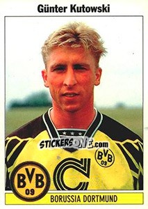 Sticker Günter Kutowski - German Football Bundesliga 1994-1995 - Panini