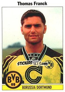 Sticker Thomas Franck - German Football Bundesliga 1994-1995 - Panini