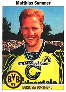 Sticker Matthias Sammer - German Football Bundesliga 1994-1995 - Panini