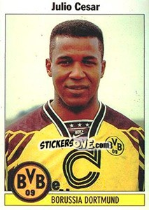 Sticker Julio Cesar - German Football Bundesliga 1994-1995 - Panini