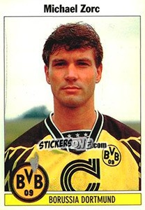 Cromo Michael Zorc - German Football Bundesliga 1994-1995 - Panini
