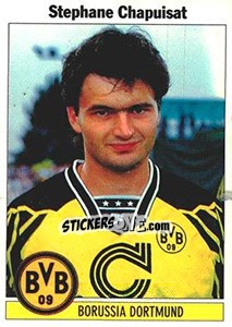Sticker Stephane Chapuisat - German Football Bundesliga 1994-1995 - Panini