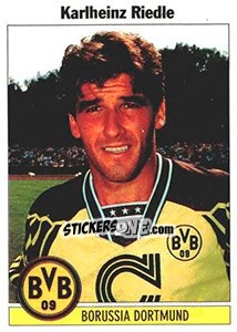 Sticker Karlheinz Riedle - German Football Bundesliga 1994-1995 - Panini