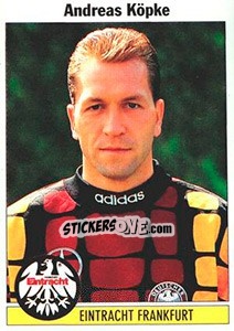 Cromo Andreas Köpke - German Football Bundesliga 1994-1995 - Panini