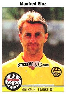 Sticker Manfred Binz - German Football Bundesliga 1994-1995 - Panini