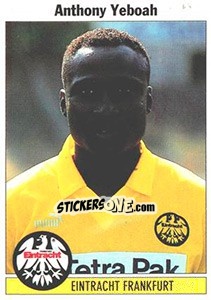 Cromo Anthony Yeboah - German Football Bundesliga 1994-1995 - Panini