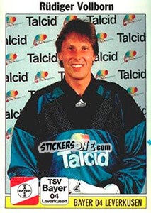 Sticker Rüdiger Vollborn - German Football Bundesliga 1994-1995 - Panini