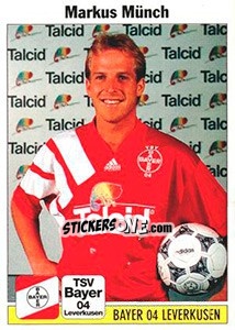 Cromo Markus Münch - German Football Bundesliga 1994-1995 - Panini