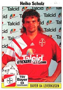 Cromo Heiko Scholz - German Football Bundesliga 1994-1995 - Panini