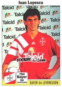 Cromo Ioan Lupescu - German Football Bundesliga 1994-1995 - Panini