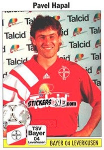 Sticker Pavel Hapal - German Football Bundesliga 1994-1995 - Panini