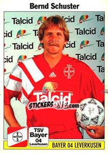 Sticker Bernd Schuster - German Football Bundesliga 1994-1995 - Panini