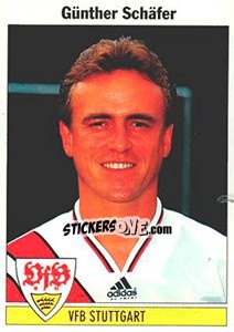 Cromo Günther Schäfer - German Football Bundesliga 1994-1995 - Panini