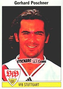 Sticker Gerhard Poschner - German Football Bundesliga 1994-1995 n. 121 - Panini