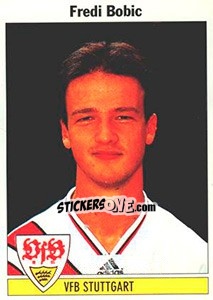 Cromo Fredi Bobic - German Football Bundesliga 1994-1995 - Panini
