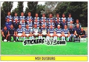 Sticker Mannschaftsbild - German Football Bundesliga 1994-1995 - Panini