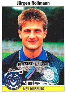 Sticker Jürgen Rollmann - German Football Bundesliga 1994-1995 - Panini