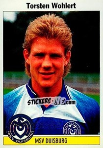 Sticker Thorsten Wohlert - German Football Bundesliga 1994-1995 - Panini