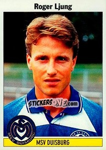 Cromo Roger Ljung - German Football Bundesliga 1994-1995 - Panini