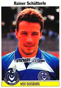 Sticker Rainer Schütterle - German Football Bundesliga 1994-1995 - Panini
