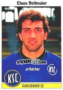Cromo Claus Reitmaier - German Football Bundesliga 1994-1995 - Panini