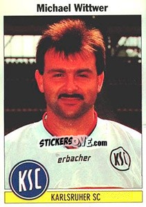Cromo Michael Wittwer - German Football Bundesliga 1994-1995 - Panini