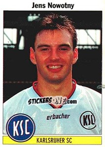Sticker Jens Nowotny - German Football Bundesliga 1994-1995 - Panini