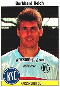 Sticker Burkhard Reich - German Football Bundesliga 1994-1995 - Panini