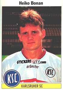 Sticker Heiko Bonan - German Football Bundesliga 1994-1995 - Panini
