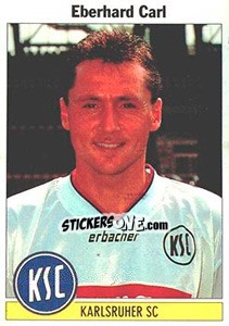 Cromo Eberhard Carl - German Football Bundesliga 1994-1995 - Panini