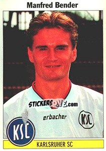 Sticker Manfred Bender - German Football Bundesliga 1994-1995 - Panini