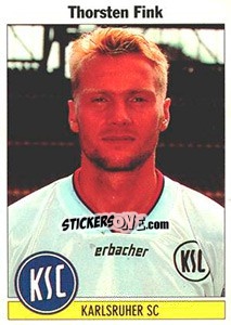 Sticker Thorsten Fink - German Football Bundesliga 1994-1995 - Panini