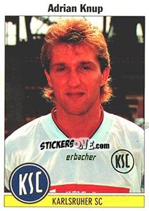 Sticker Adrian Knup - German Football Bundesliga 1994-1995 - Panini