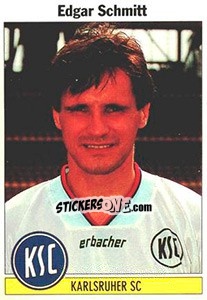 Sticker Edgar Schmitt - German Football Bundesliga 1994-1995 - Panini