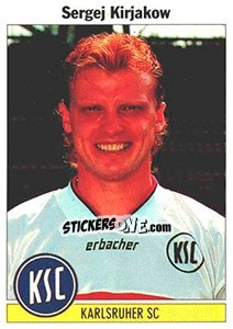 Cromo Sergeij Kirjakow - German Football Bundesliga 1994-1995 - Panini