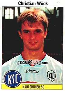 Cromo Christian Wück - German Football Bundesliga 1994-1995 - Panini