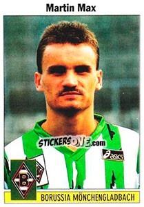 Sticker Martin Max - German Football Bundesliga 1994-1995 - Panini