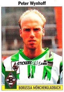 Cromo Peter Wynhoff - German Football Bundesliga 1994-1995 - Panini