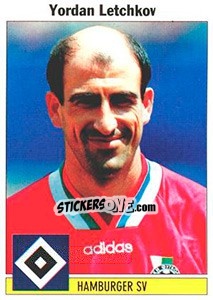 Cromo Yordan Letchkov - German Football Bundesliga 1994-1995 - Panini