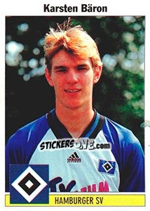 Sticker Karsten Bäron - German Football Bundesliga 1994-1995 - Panini