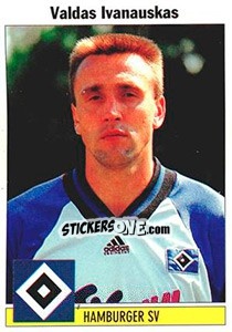 Cromo Valdas Ivanauskas - German Football Bundesliga 1994-1995 - Panini