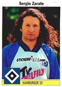 Cromo Sergio Zarate - German Football Bundesliga 1994-1995 - Panini