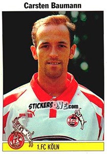 Cromo Carsten Baumann - German Football Bundesliga 1994-1995 - Panini