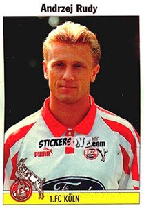 Cromo Andrzej Rudy - German Football Bundesliga 1994-1995 - Panini