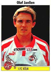 Sticker Olaf Janßen - German Football Bundesliga 1994-1995 - Panini