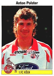 Cromo Anton Polster - German Football Bundesliga 1994-1995 - Panini